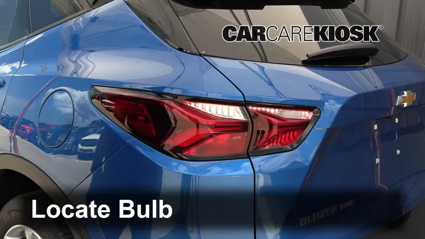 2019 Chevrolet Blazer 3.6L V6 Luces Luz de reversa (reemplazar foco)